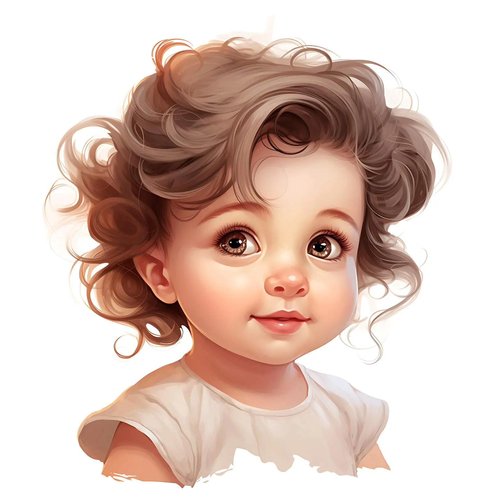 Adorable Baby Alpaca Portrait on White Background — free download from Dotvec