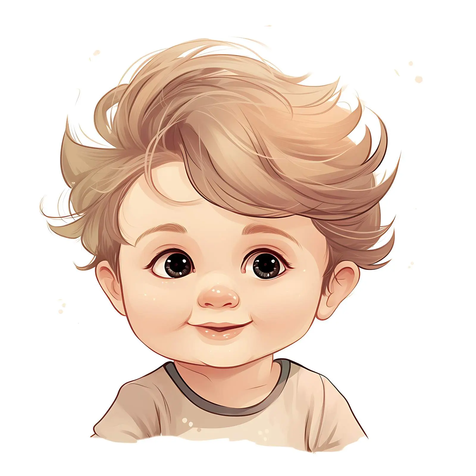 Cute Baby Alpaca Portrait on White Background – free cute animal image from Dotvec