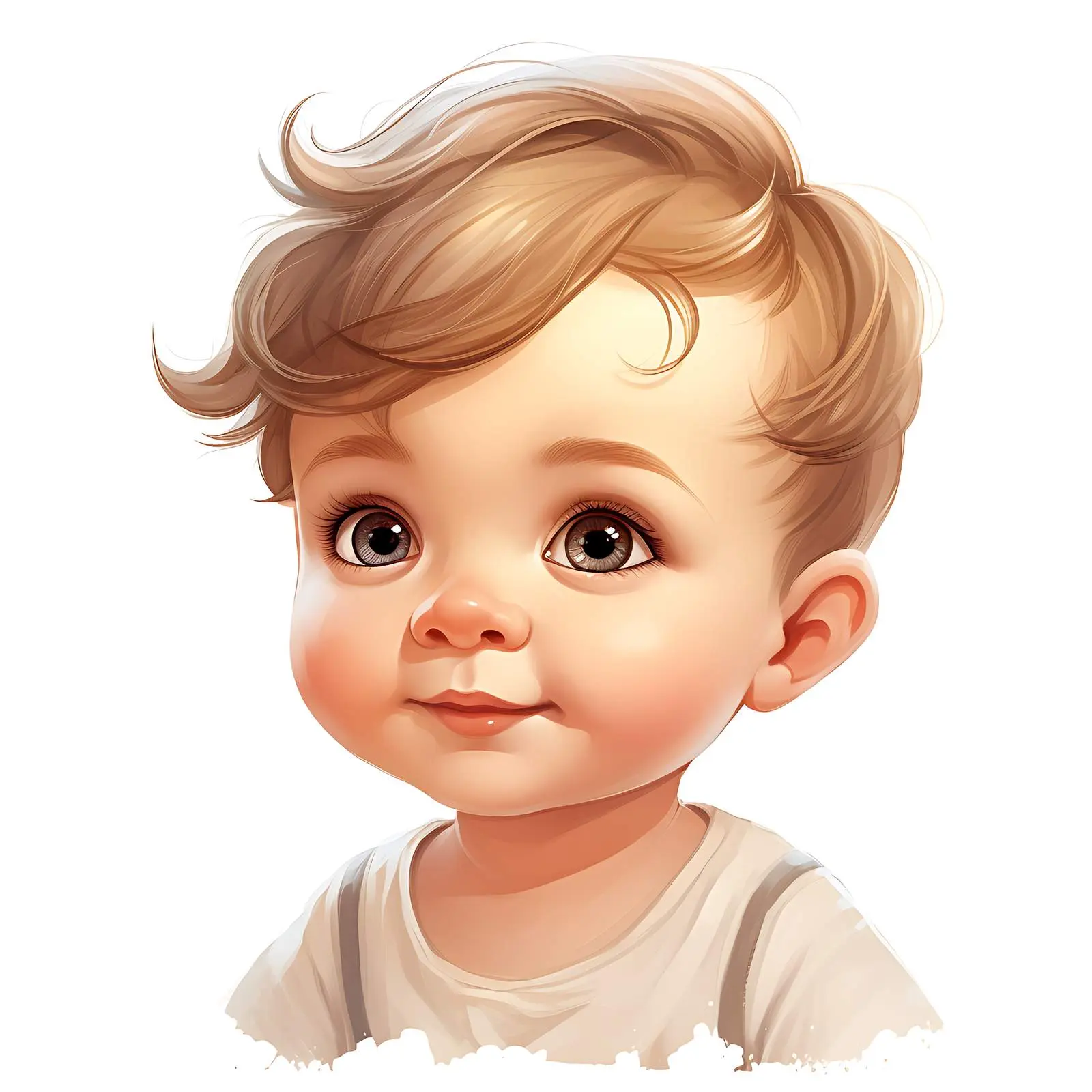 Adorable Baby Alpaca Portrait on White Background – free mammals image from Dotvec