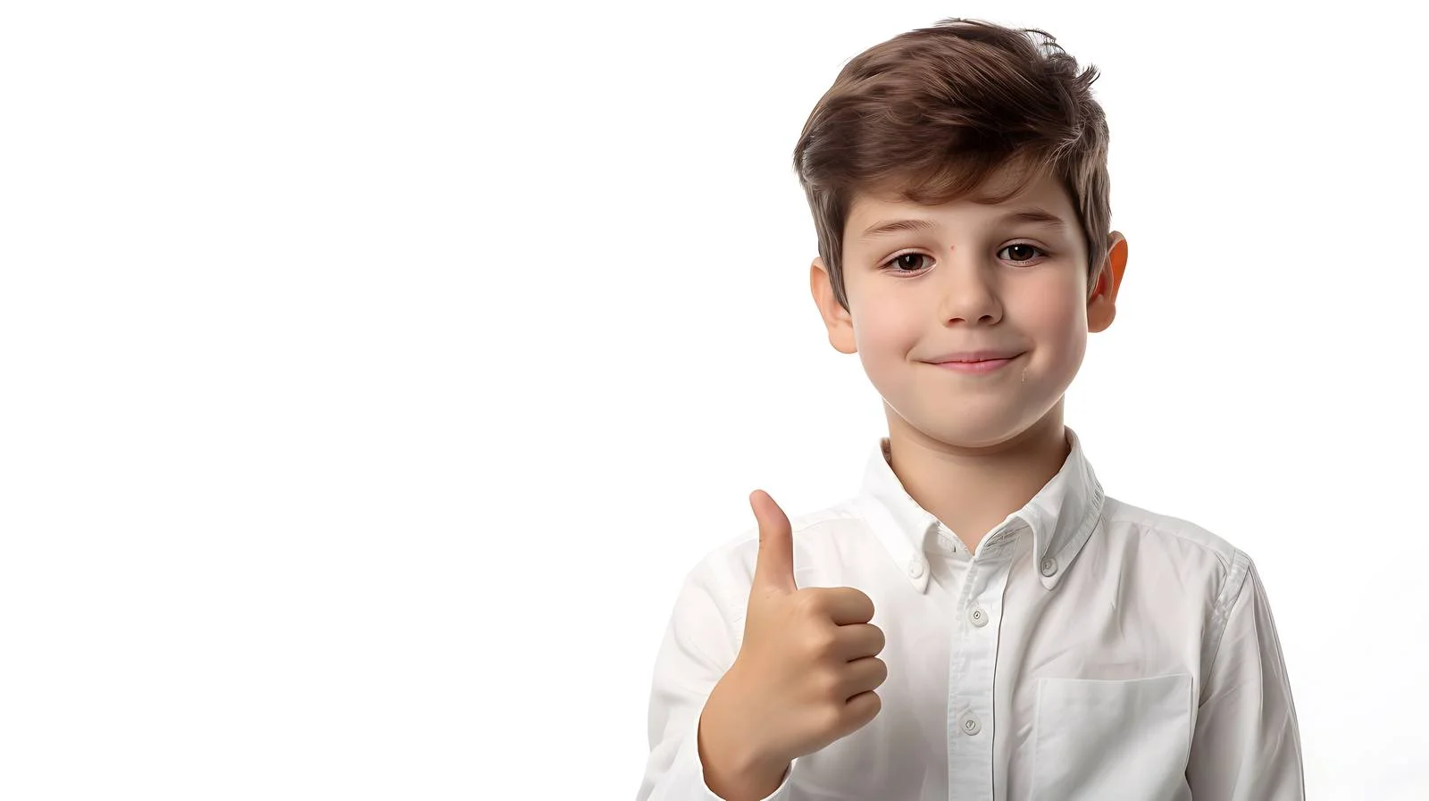 Happy Boy Thumbs Up Gesture Photo — free download from Dotvec