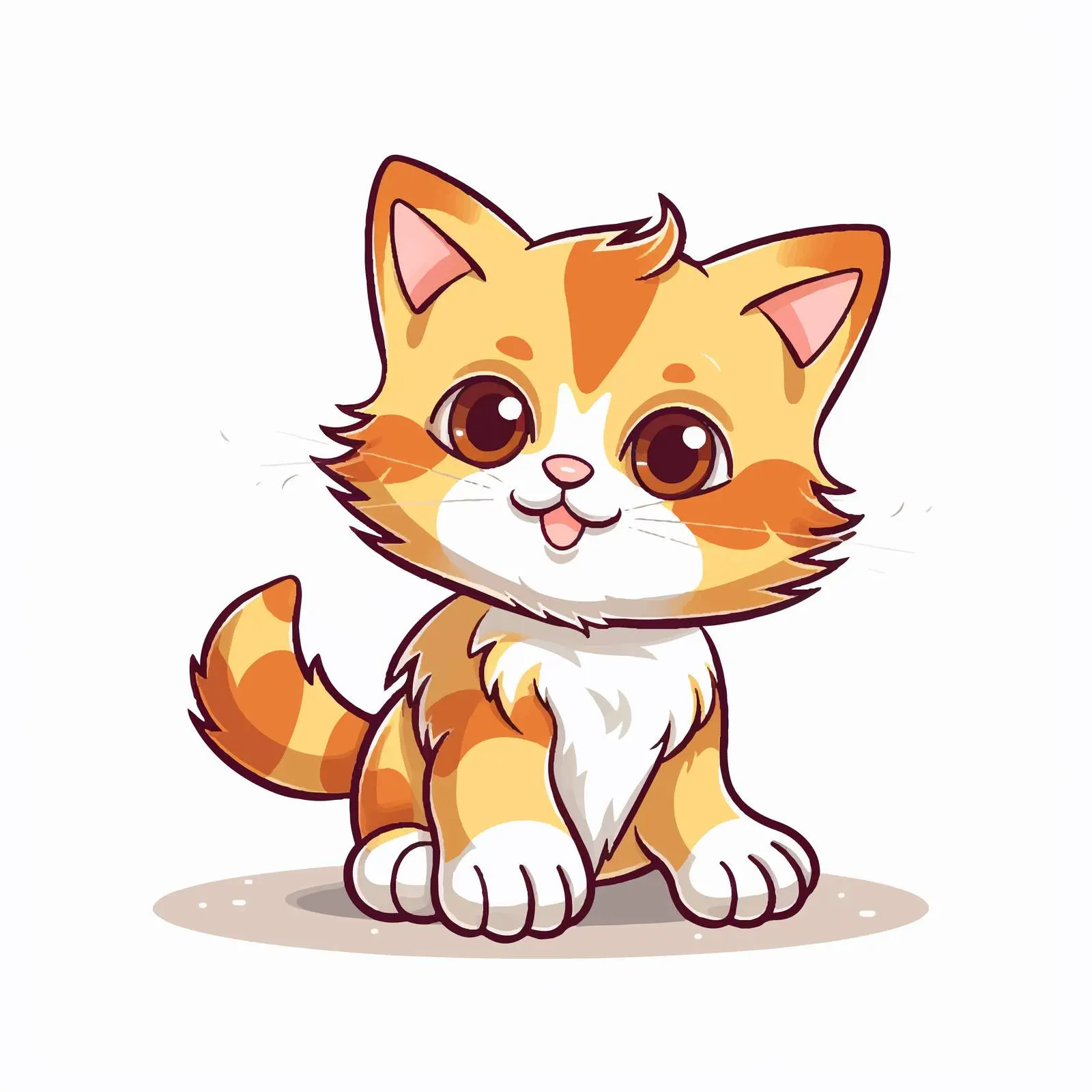 Adorable Doodle Cat Paw with Soft Pads — free download from Dotvec