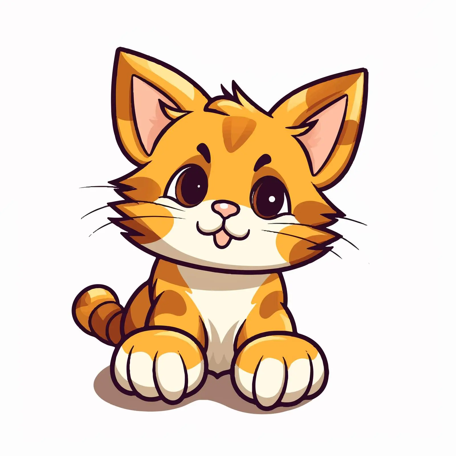 Adorable Doodle Style Cat Paw Illustration — free download from Dotvec