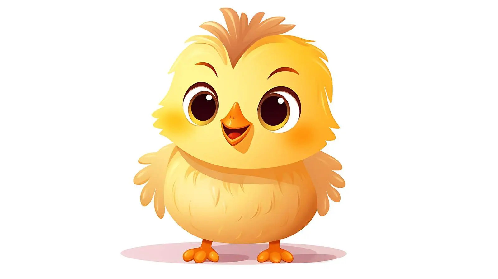 Adorable Chick Cartoon Illustration — free download from Dotvec