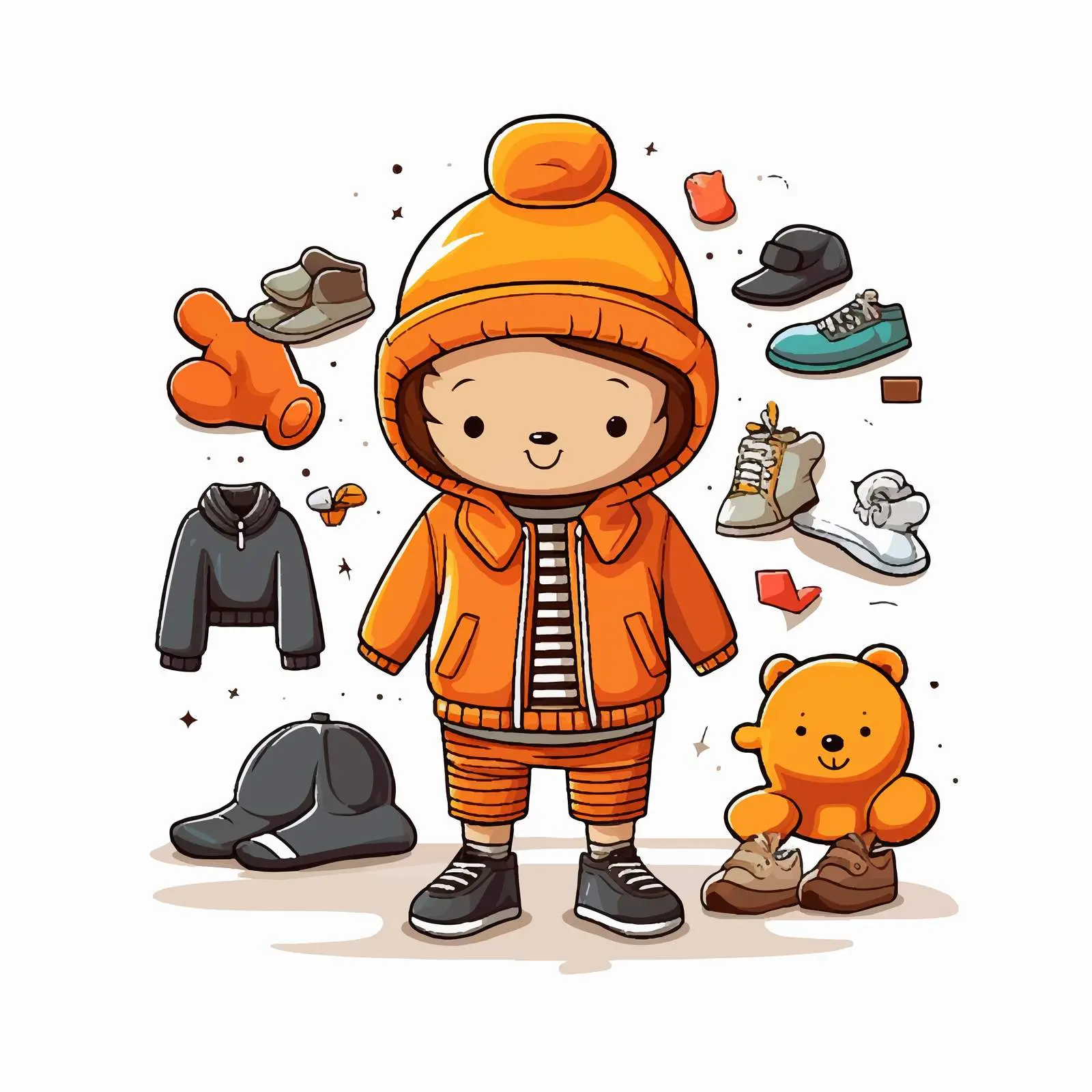 Cute Children's Fashion Suit for Stylish Kids – free kids clothes image from Dotvec