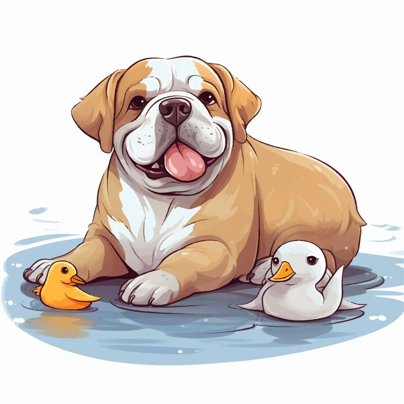 Funny Puppy Dog with Squeaky Toy — free download from Dotvec