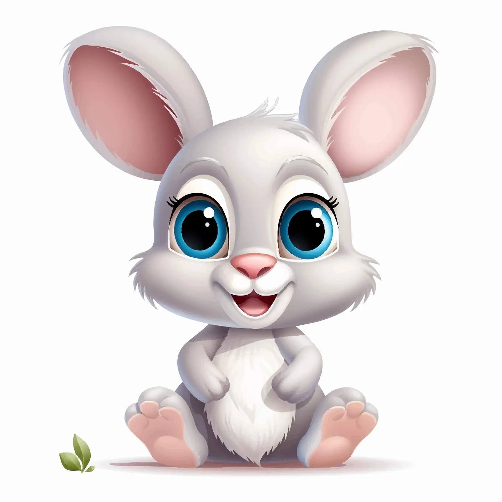 Cute Cartoon Easter Bunny Vector Illustration — free download from Dotvec