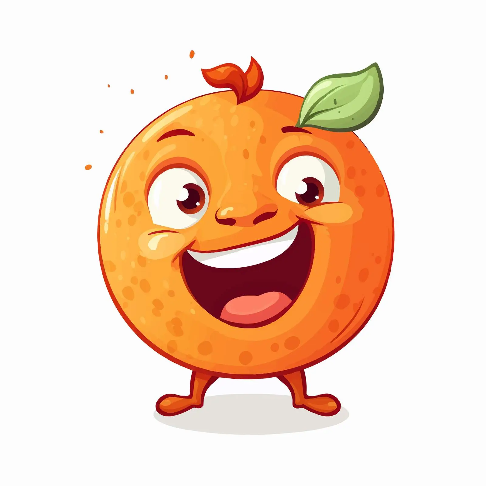 Happy Ginger Food Character Vector Illustration — free download from Dotvec
