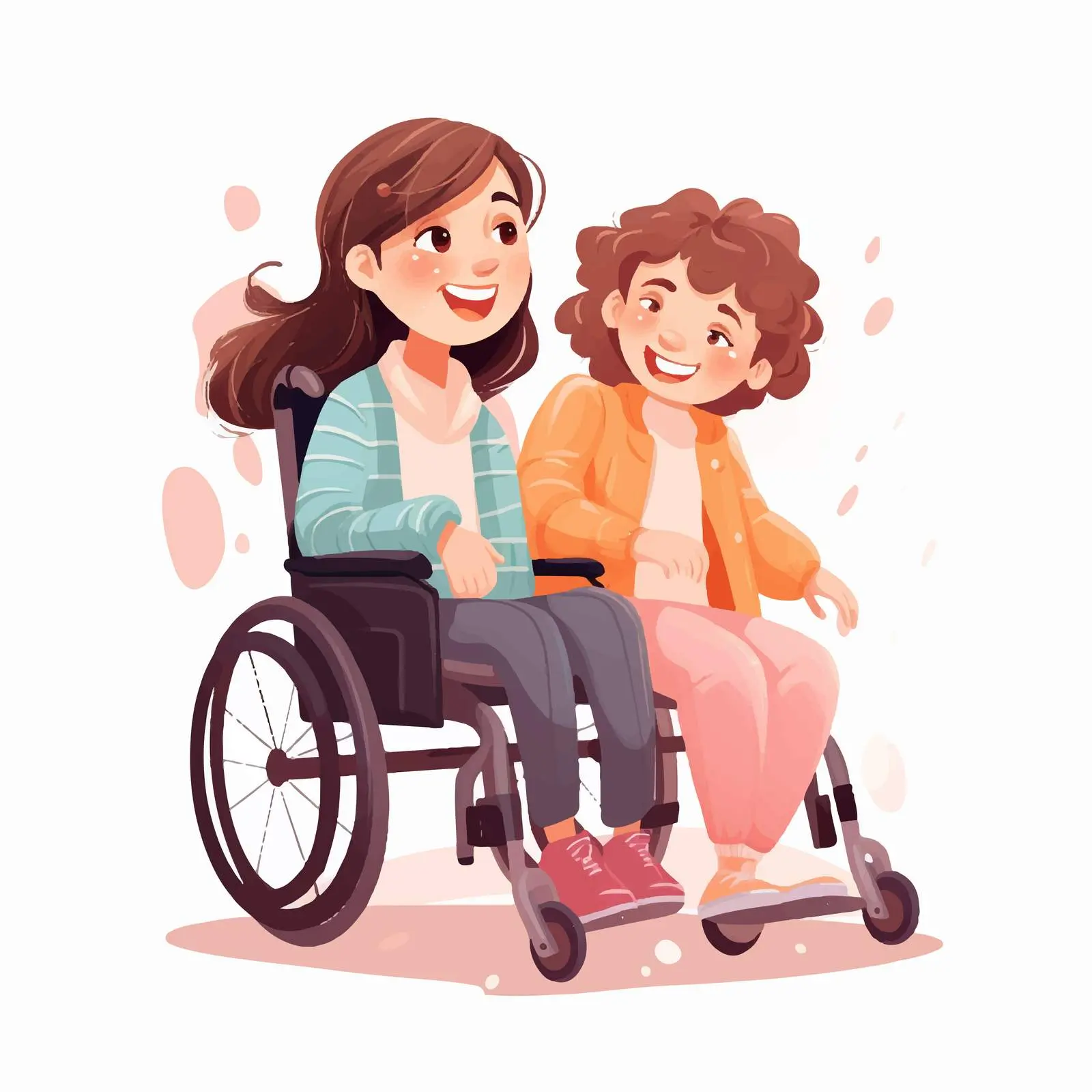 Happy Friends Smiling Together in Portrait – free friendship goals image from Dotvec