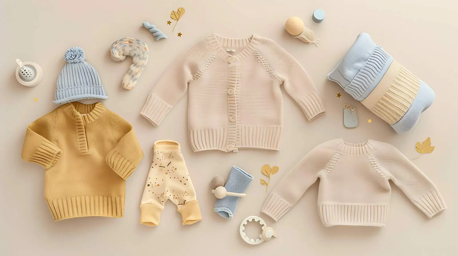 Hygge Pastel Clothes and Accessories for Newborns – free fashion for infants image from Dotvec