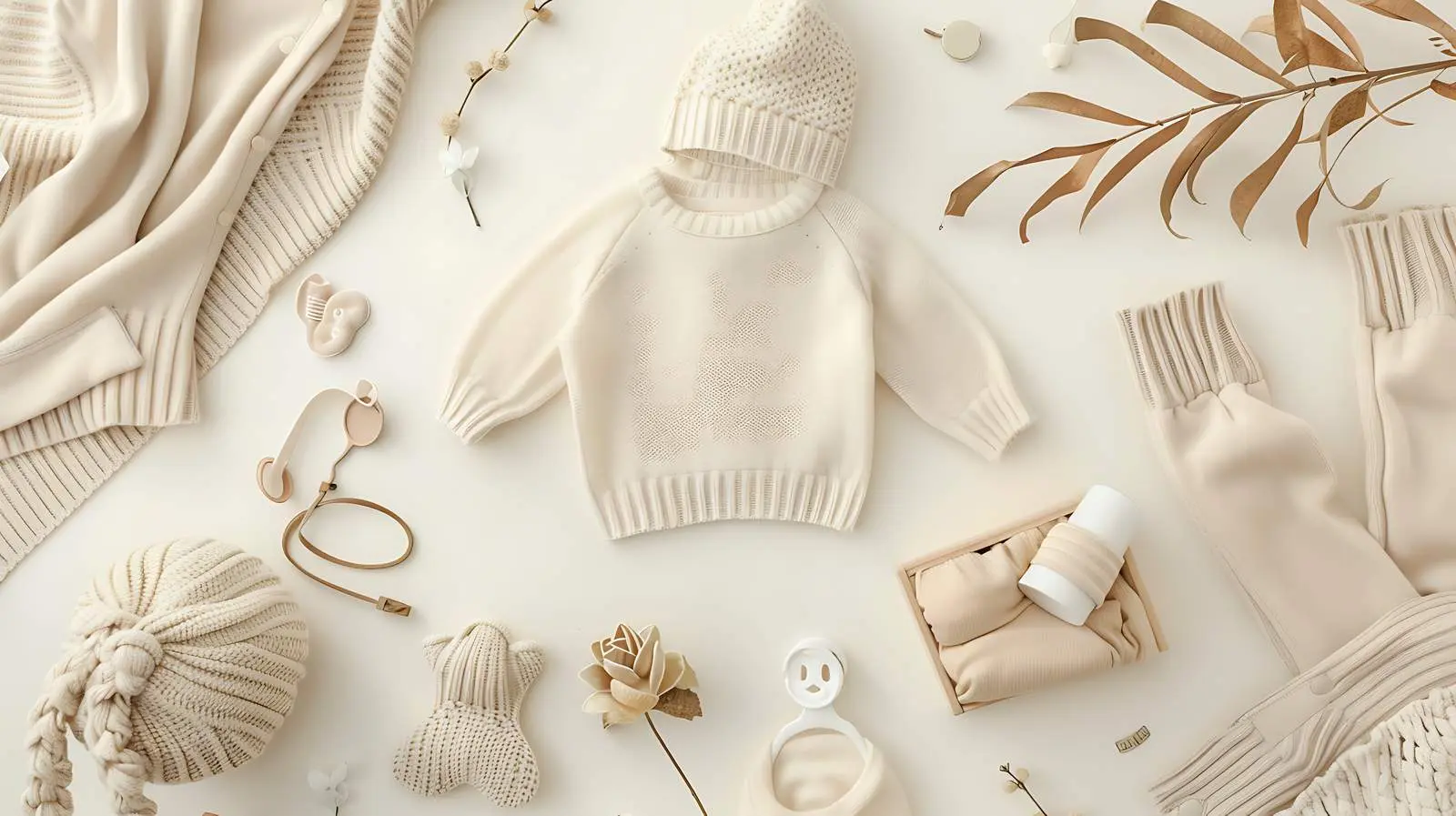 Cute Pastel Hygge Baby Clothes and Accessories – free infant accessories image from Dotvec