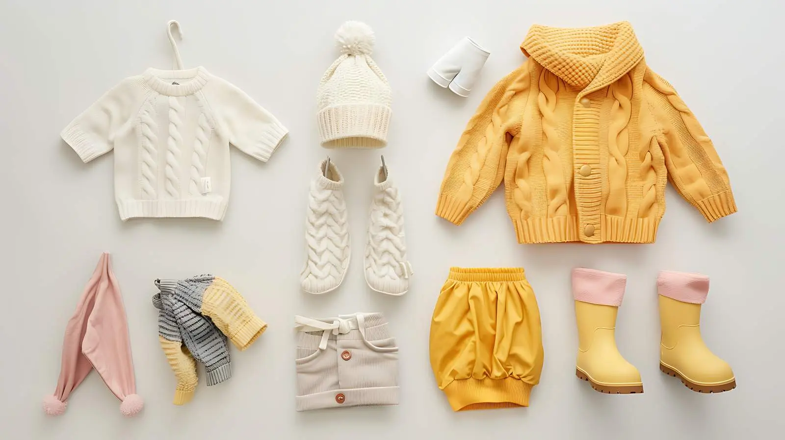 Adorable Pastel Toddler Clothes and Accessories – free soft fabrics image from Dotvec