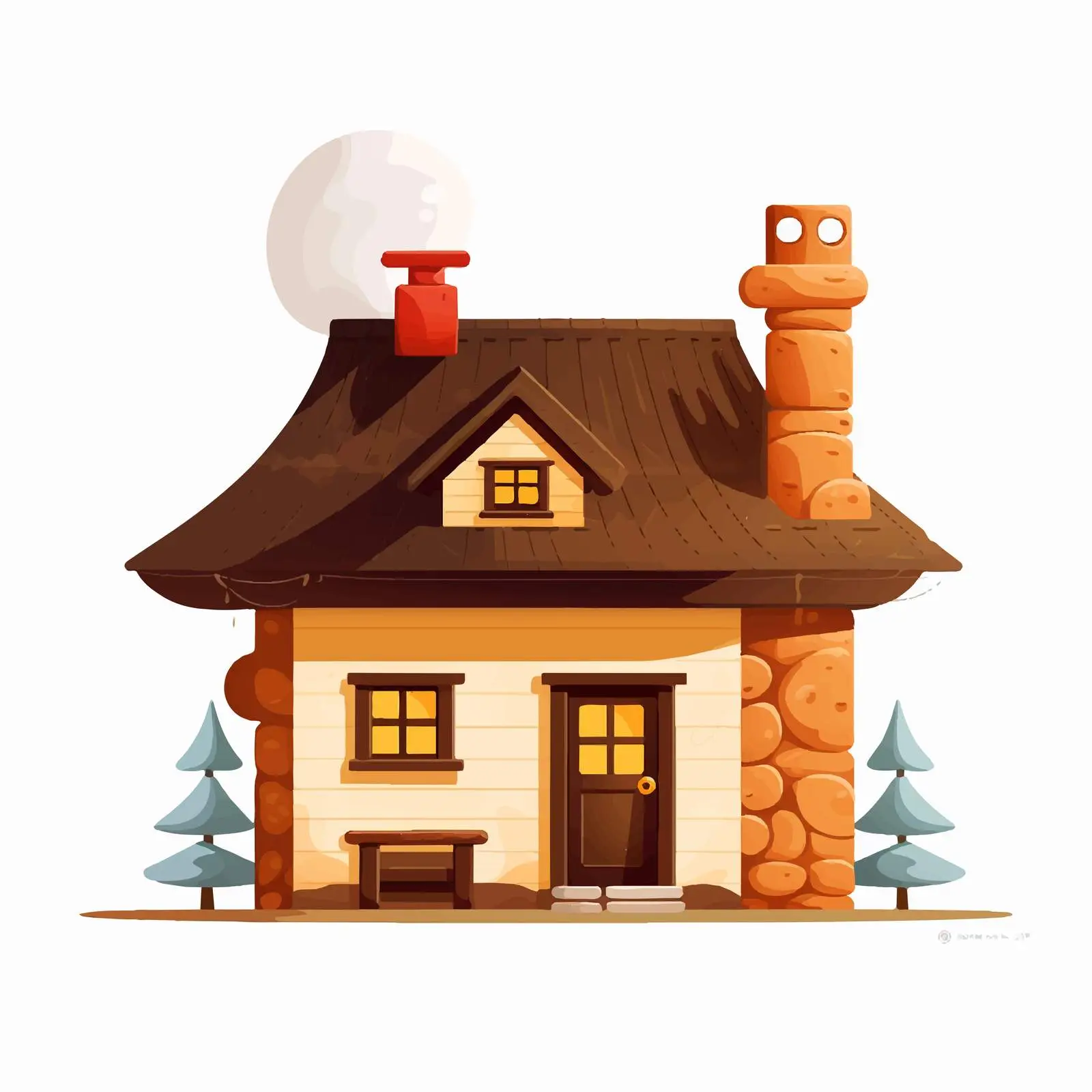 Charming Country House with Door and Terrace – free porch image from Dotvec