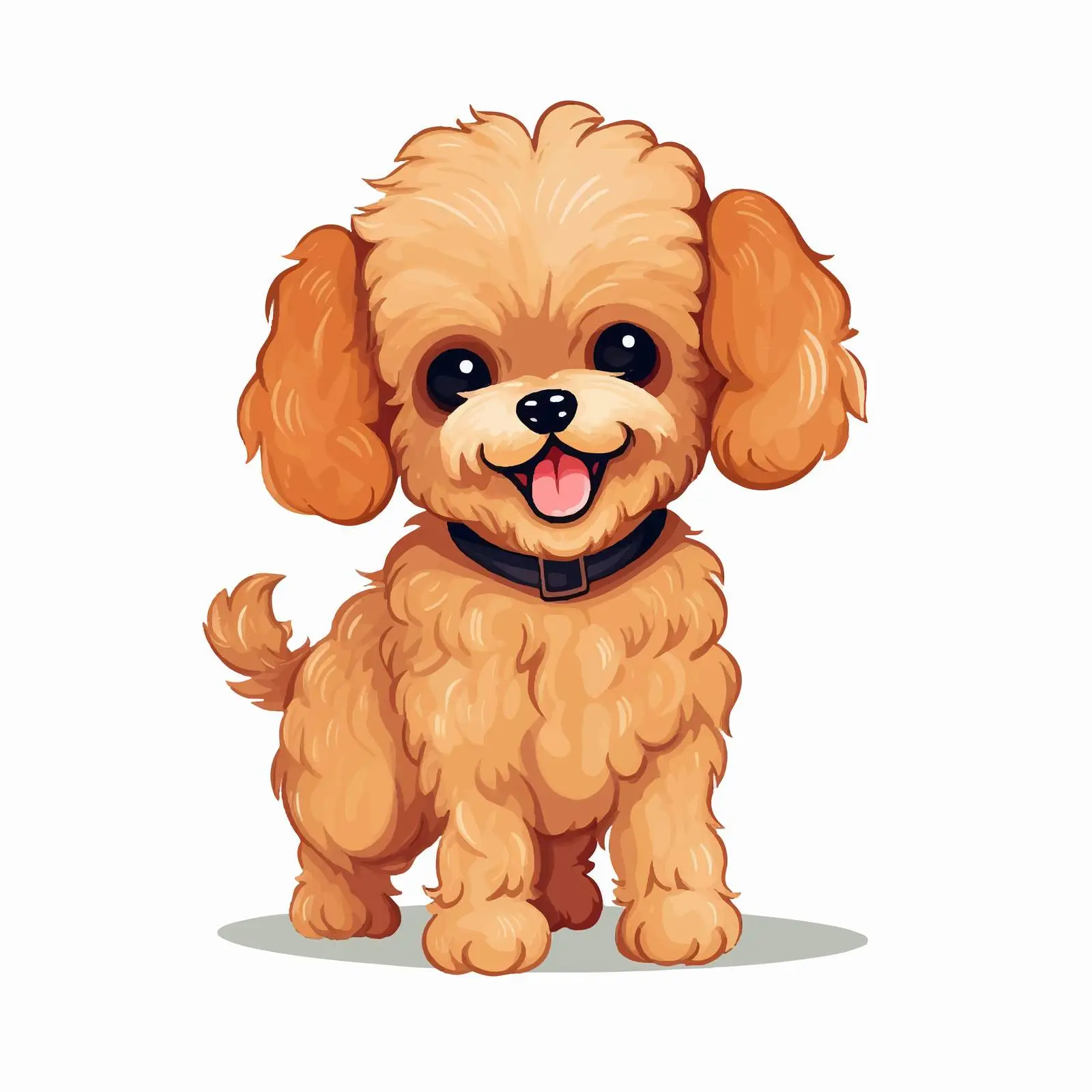 Playful Miniature Toy Poodle Puppy — free download from Dotvec