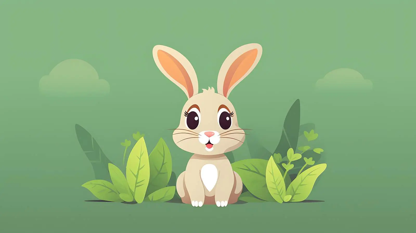 Easter Rabbit Vector Illustration — free download from Dotvec