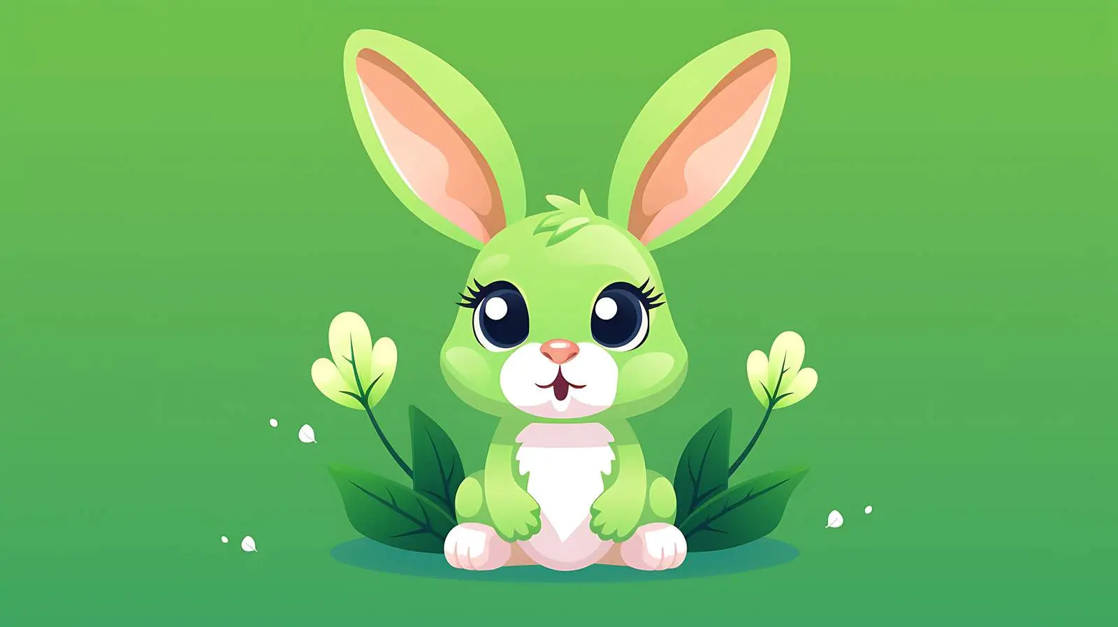 Easter Rabbit Cartoon Illustration — free download from Dotvec