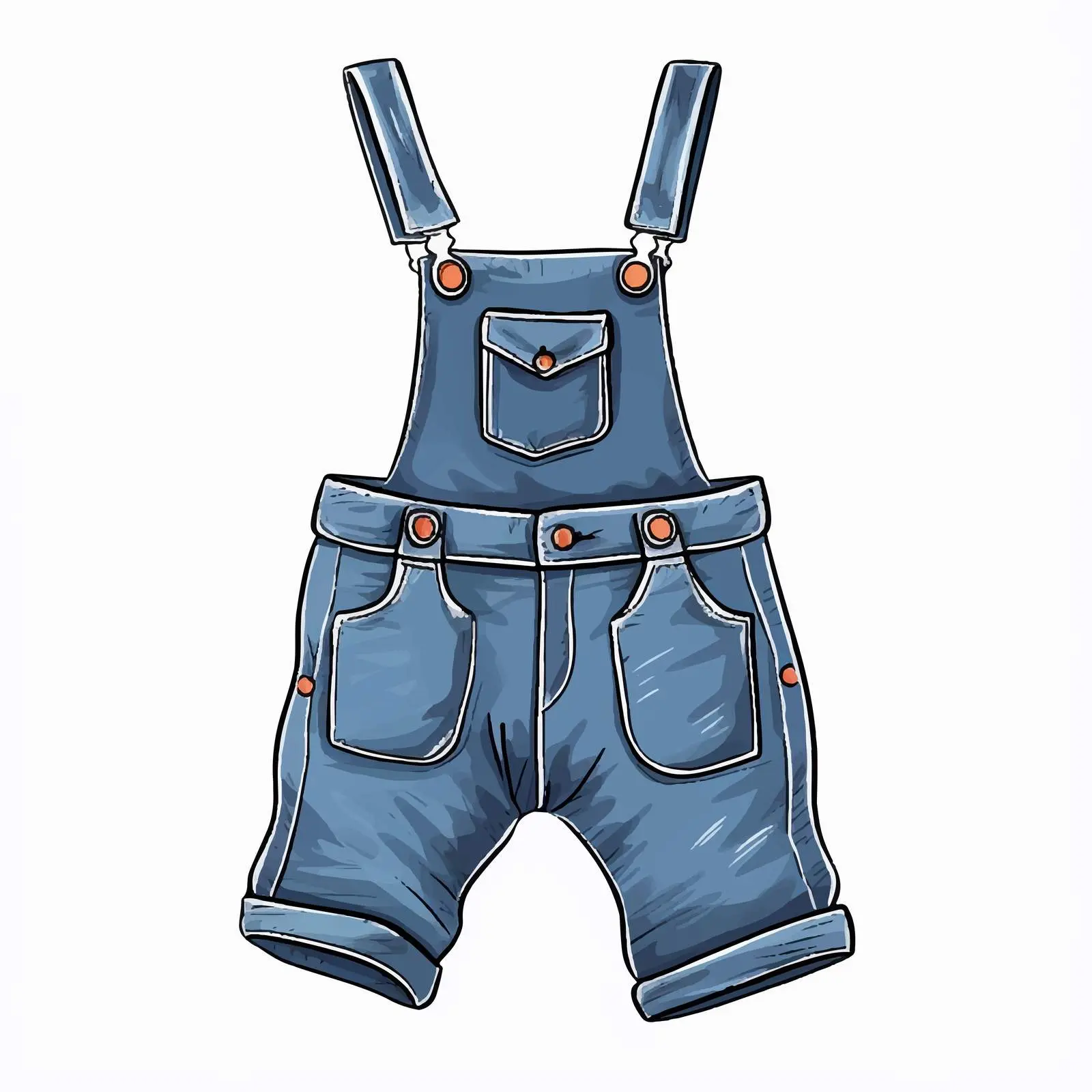 Cute Fashionable Overalls for Children – free kids clothes image from Dotvec