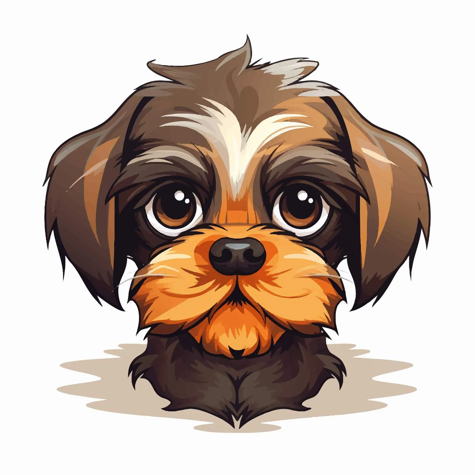 Cute Petit Brabancon Puppy Portrait — free download from Dotvec