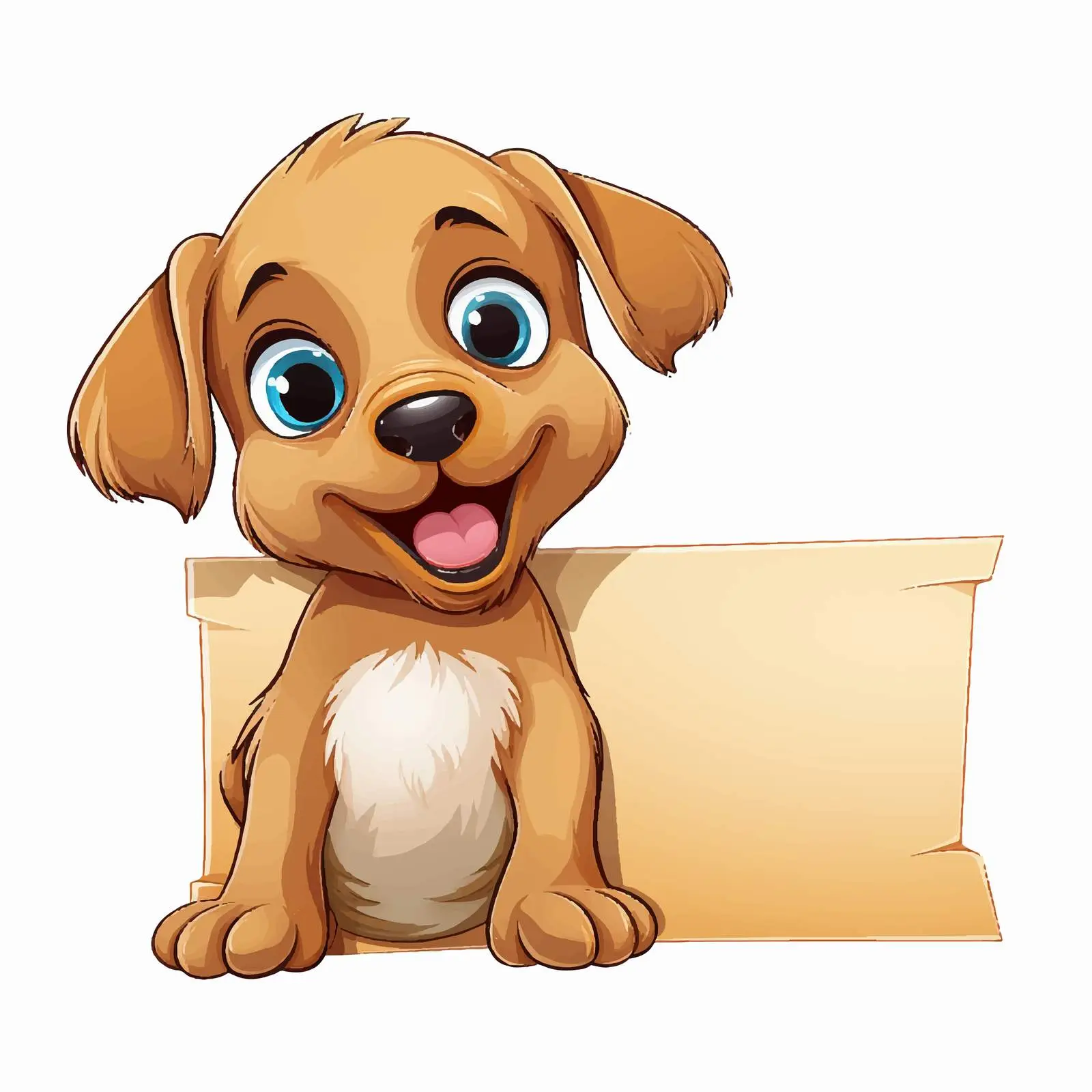 Adorable Puppy Holding Closed Sign in Its Mouth — free download from Dotvec