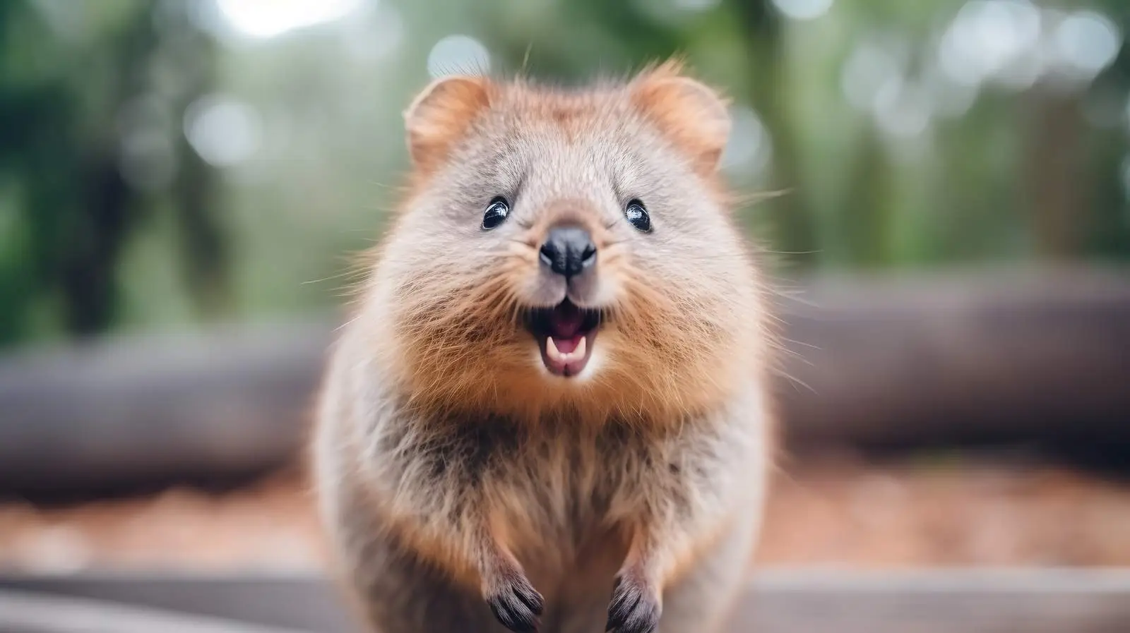 Quokka Cartoon - Exotic Wildlife Image — free download from Dotvec