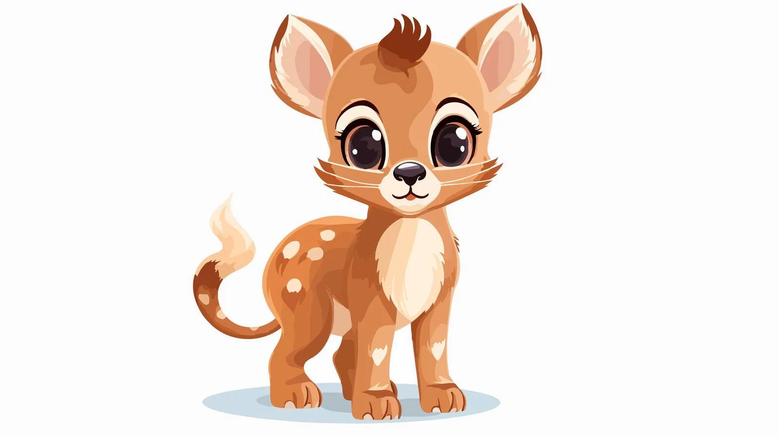 Adorable Animal Cartoon Illustration — free download from Dotvec