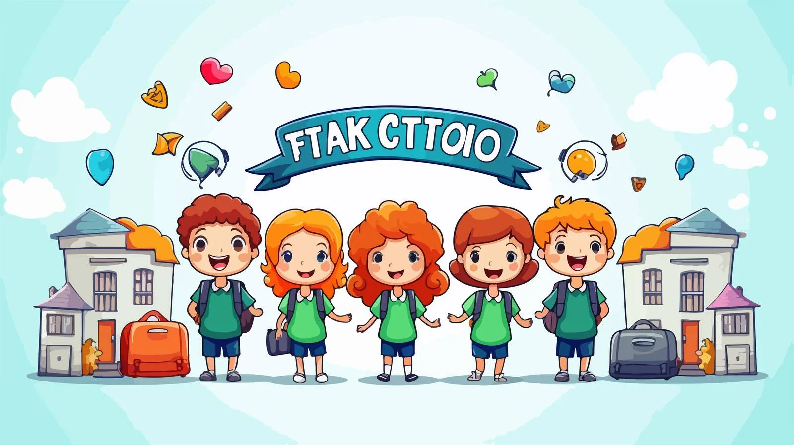 Adorable School Poster Template — free download from Dotvec