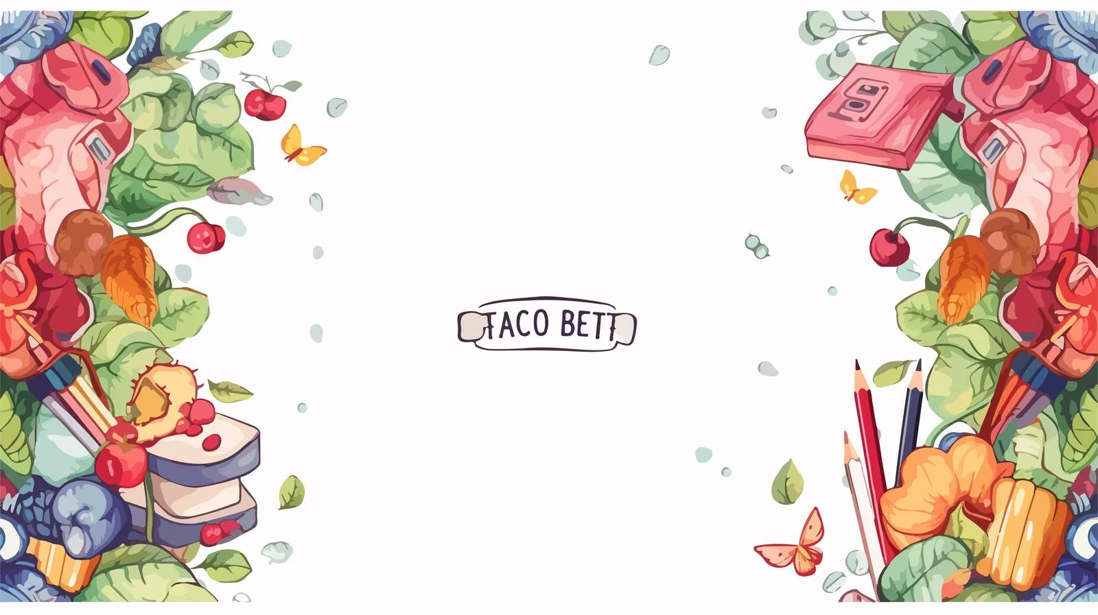 Adorable Back-to-School Poster Template — free download from Dotvec