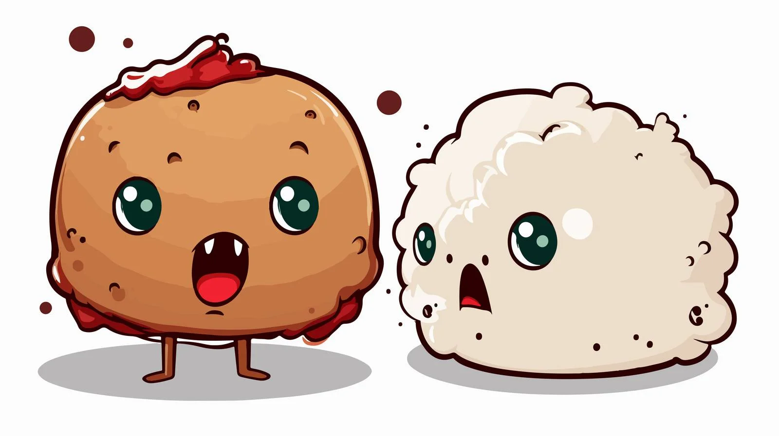 Cheerful Christmas Pudding with Speech Bubble — free download from Dotvec