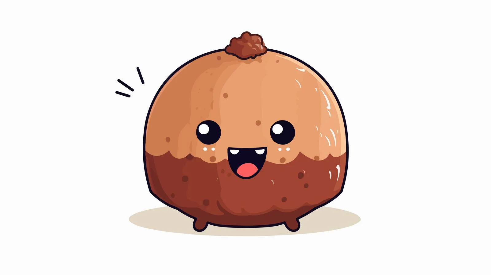 Festive Christmas Pudding with Speech Bubble — free download from Dotvec