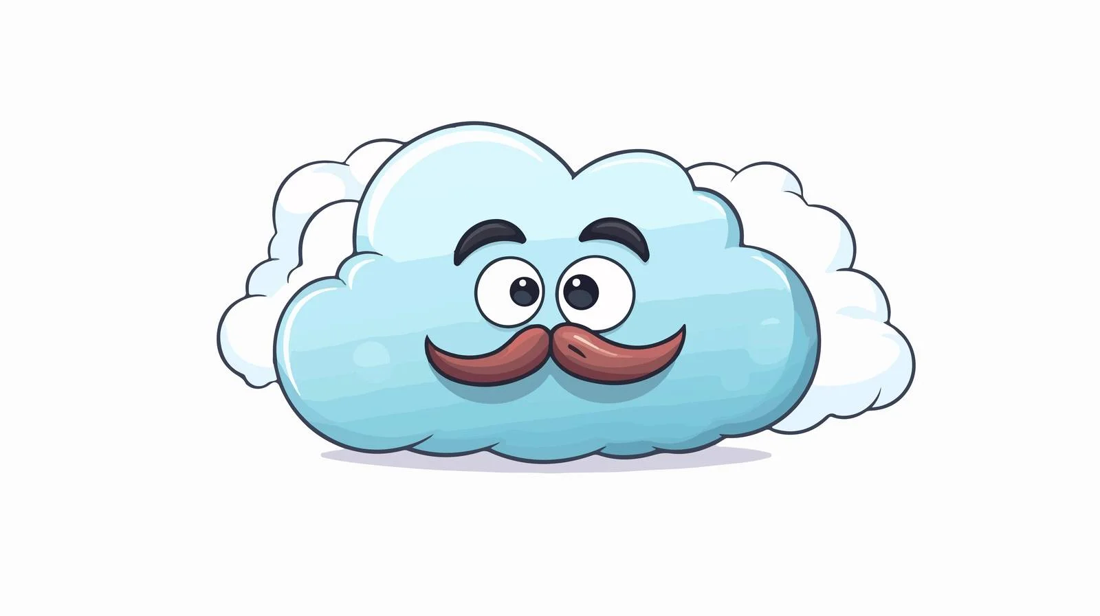 Retro Style Cartoon Face with Thought Bubble — free download from Dotvec