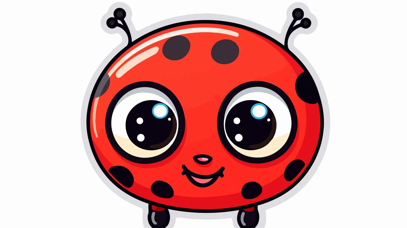 Charming Ladybug Print Thoughts — free download from Dotvec