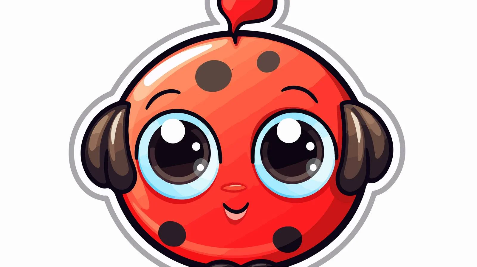 Whimsical Ladybug Print Art — free download from Dotvec