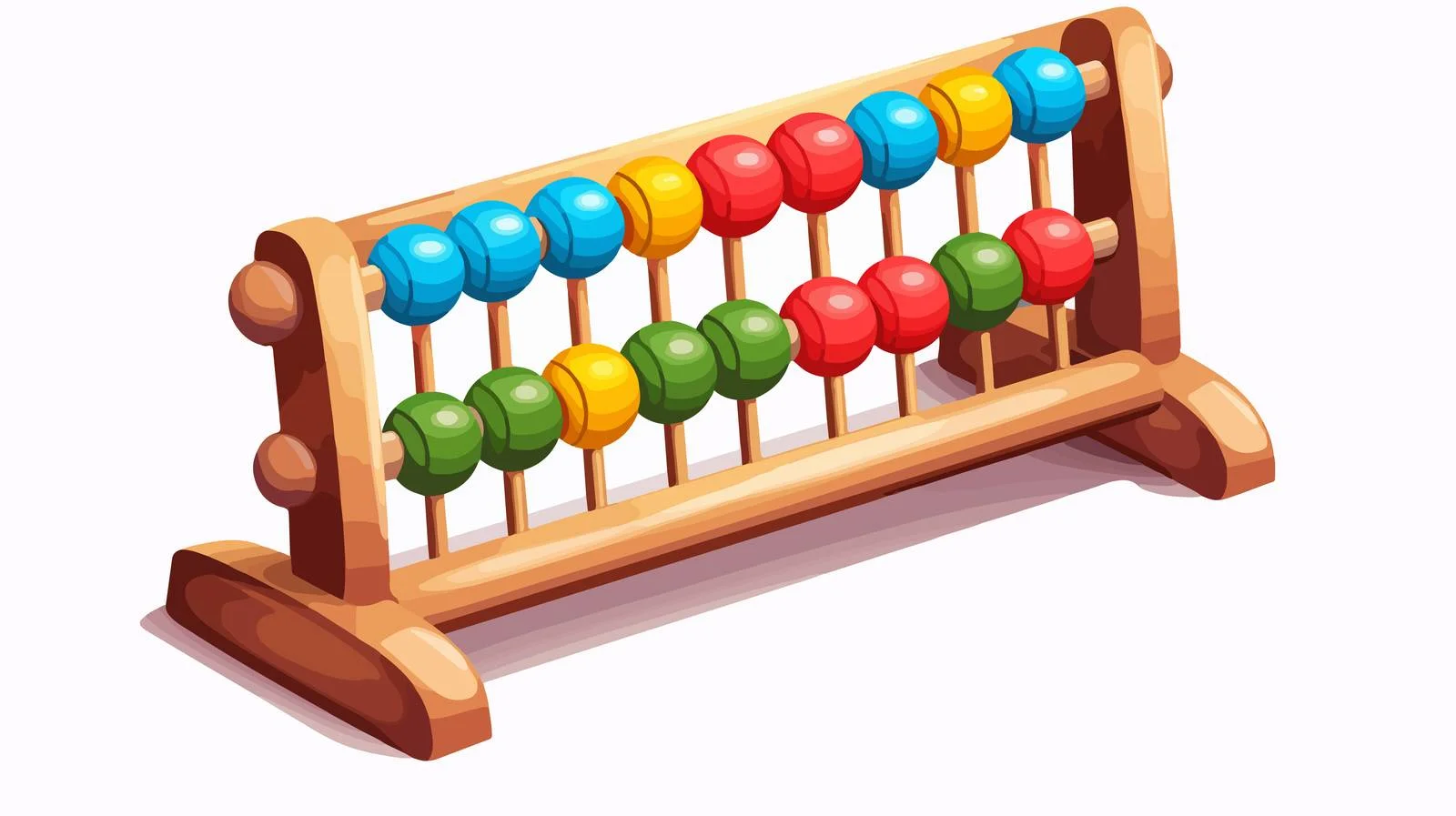 Adorable Abacus Cartoon Illustration — free download from Dotvec