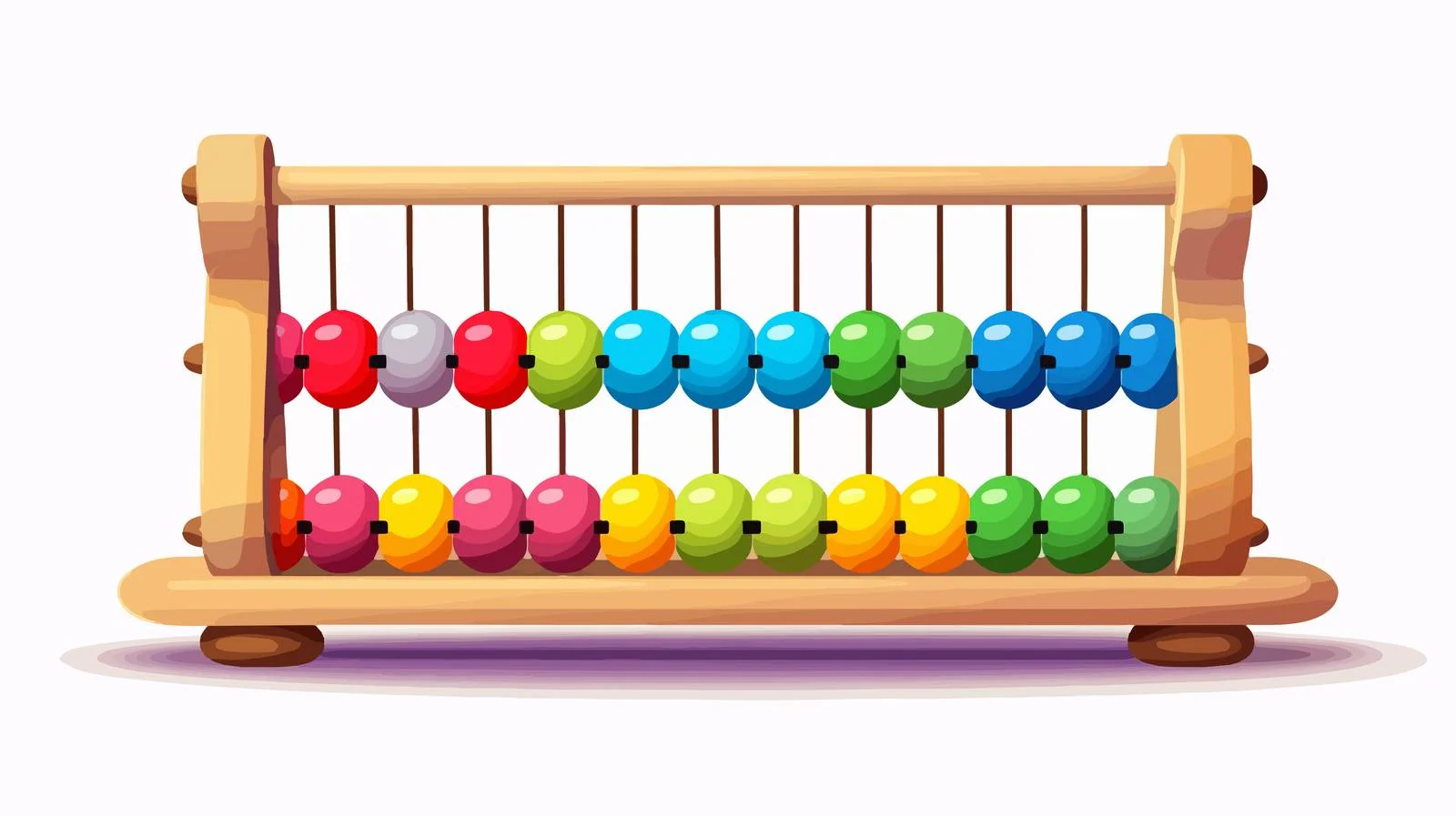 Adorable Abacus Cartoon Illustration — free download from Dotvec