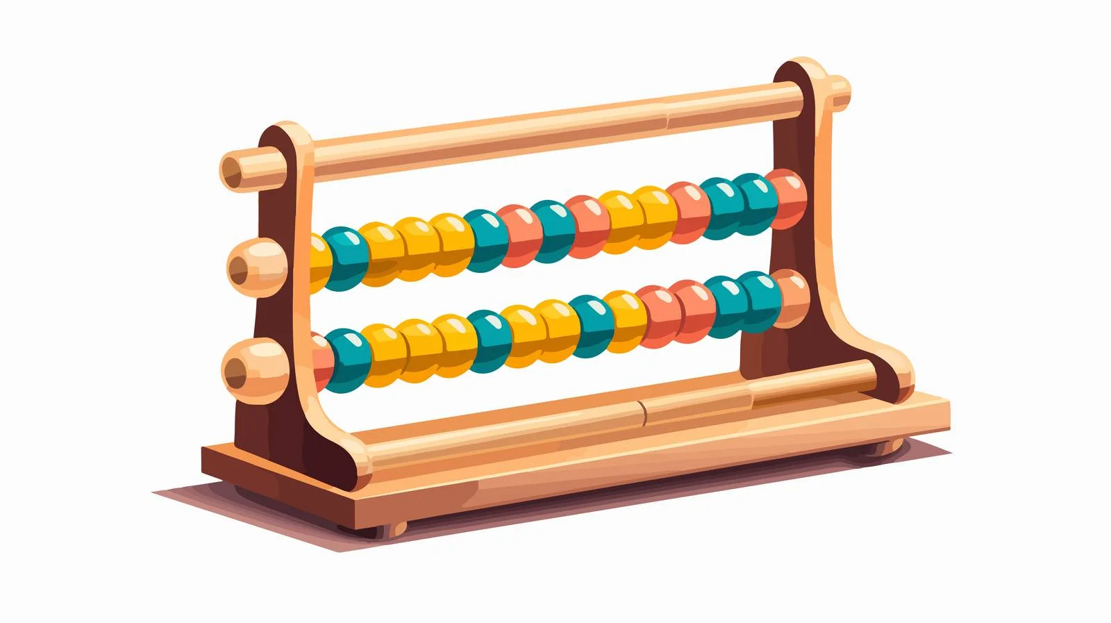 Adorable Abacus Cartoon Illustration — free download from Dotvec