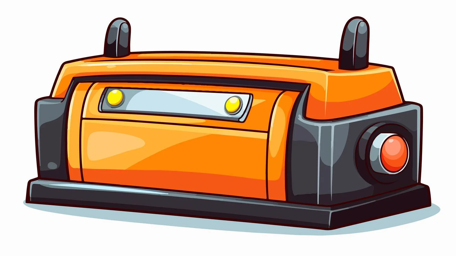 Cute Cartoon Car Battery Illustration — free download from Dotvec