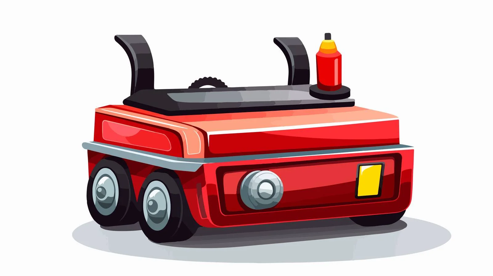 Whimsical Car Battery Illustration — free download from Dotvec