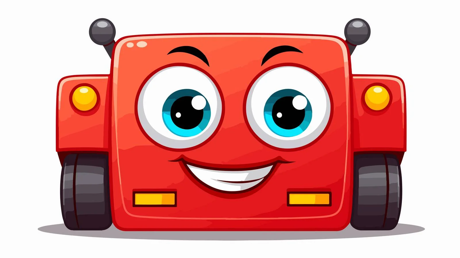 Cute Cartoon Car Battery Vector Illustration — free download from Dotvec