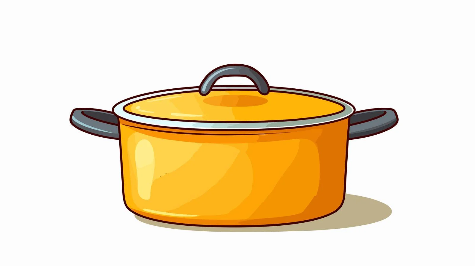 Adorable Cartoon Cooking Pot Illustration — free download from Dotvec