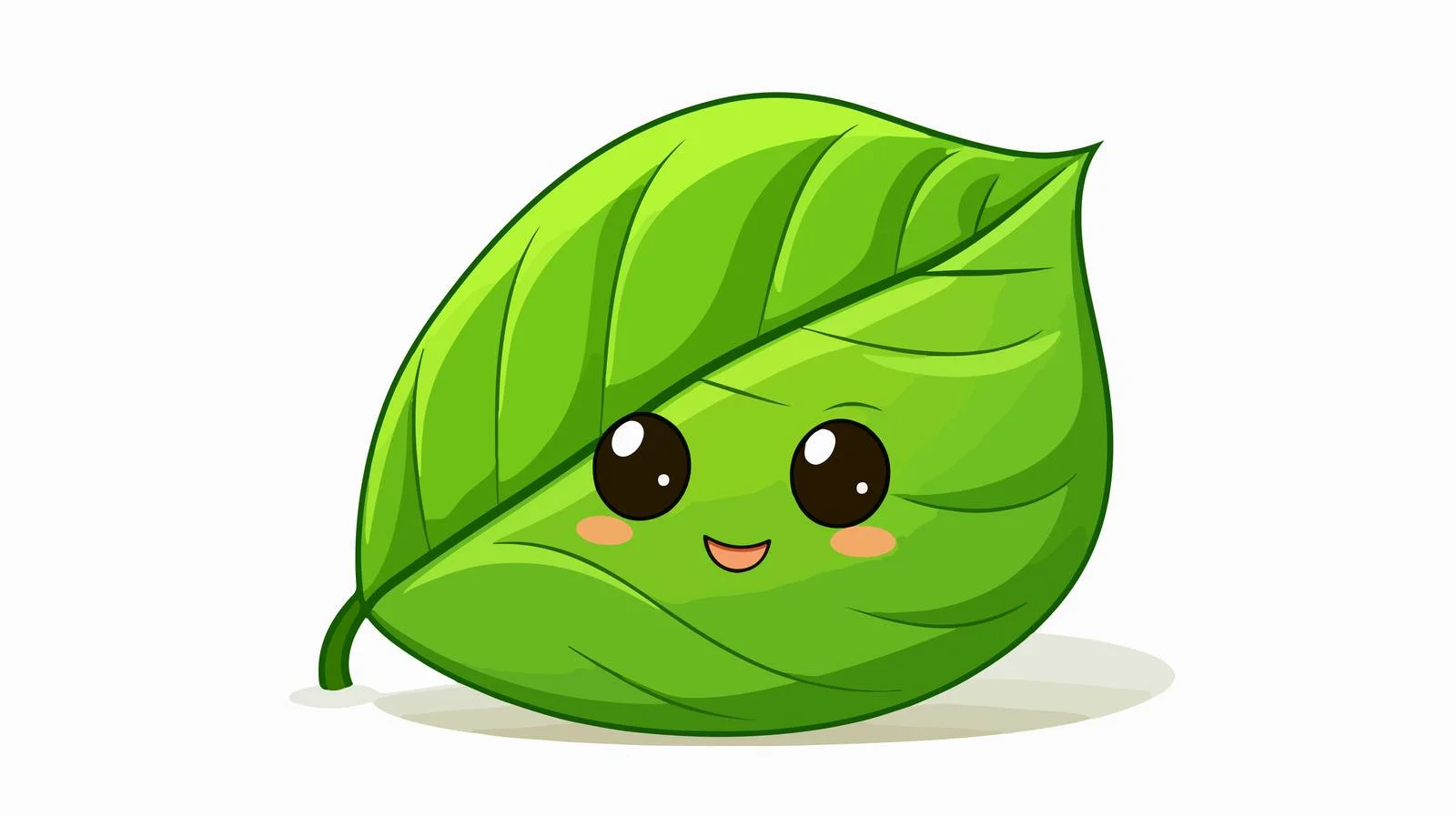 Expressive Leaf Cartoon Car Vector — free download from Dotvec