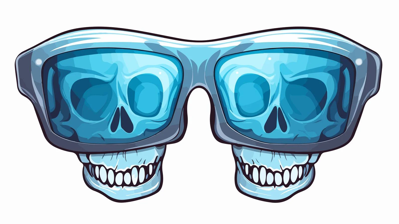 Adorable X-Ray Glasses Illustration — free download from Dotvec