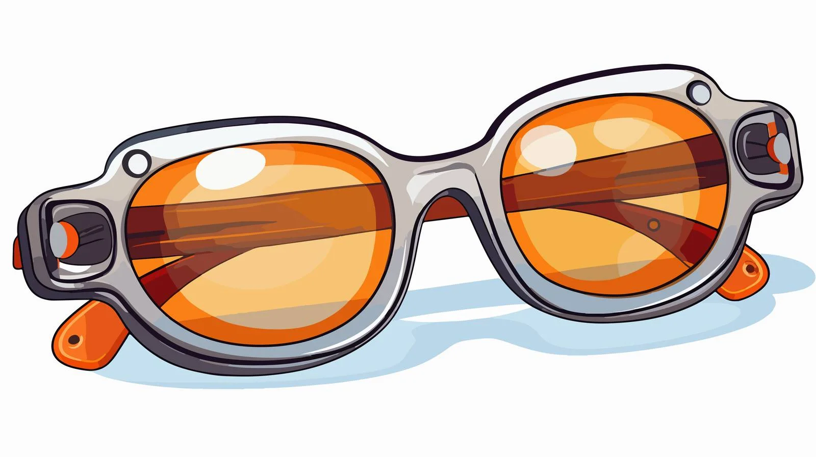 Cute X-ray Glasses Cartoon Illustration — free download from Dotvec