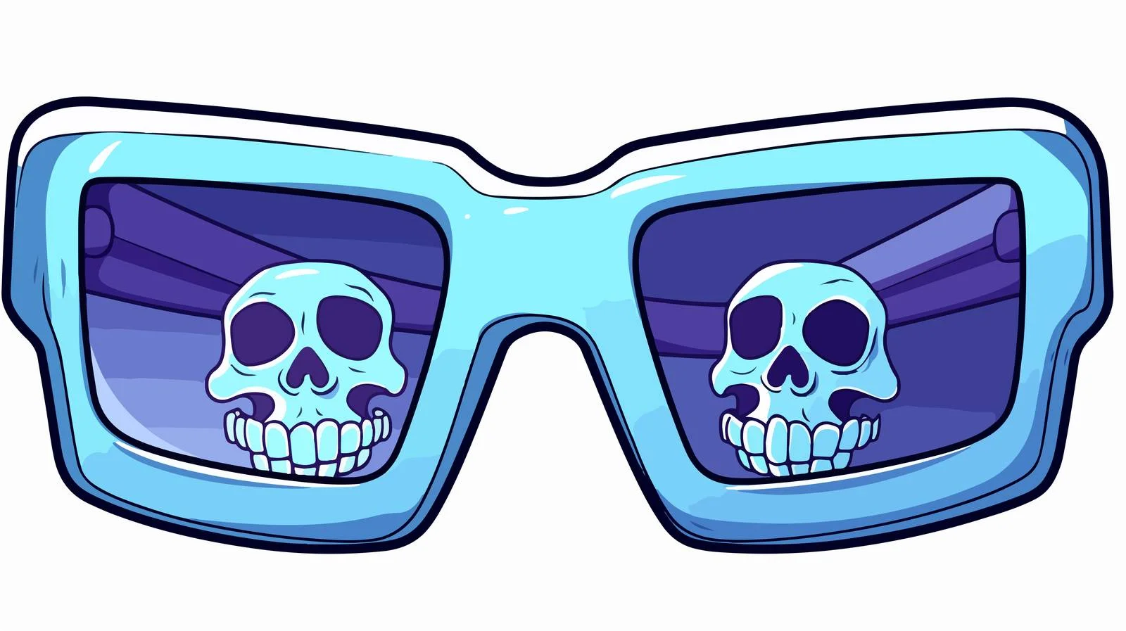Cute X-Ray Glasses Cartoon Illustration — free download from Dotvec