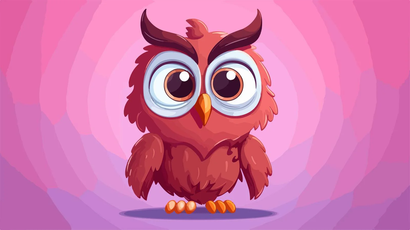 Adorable Owl with Thought Bubble — free download from Dotvec