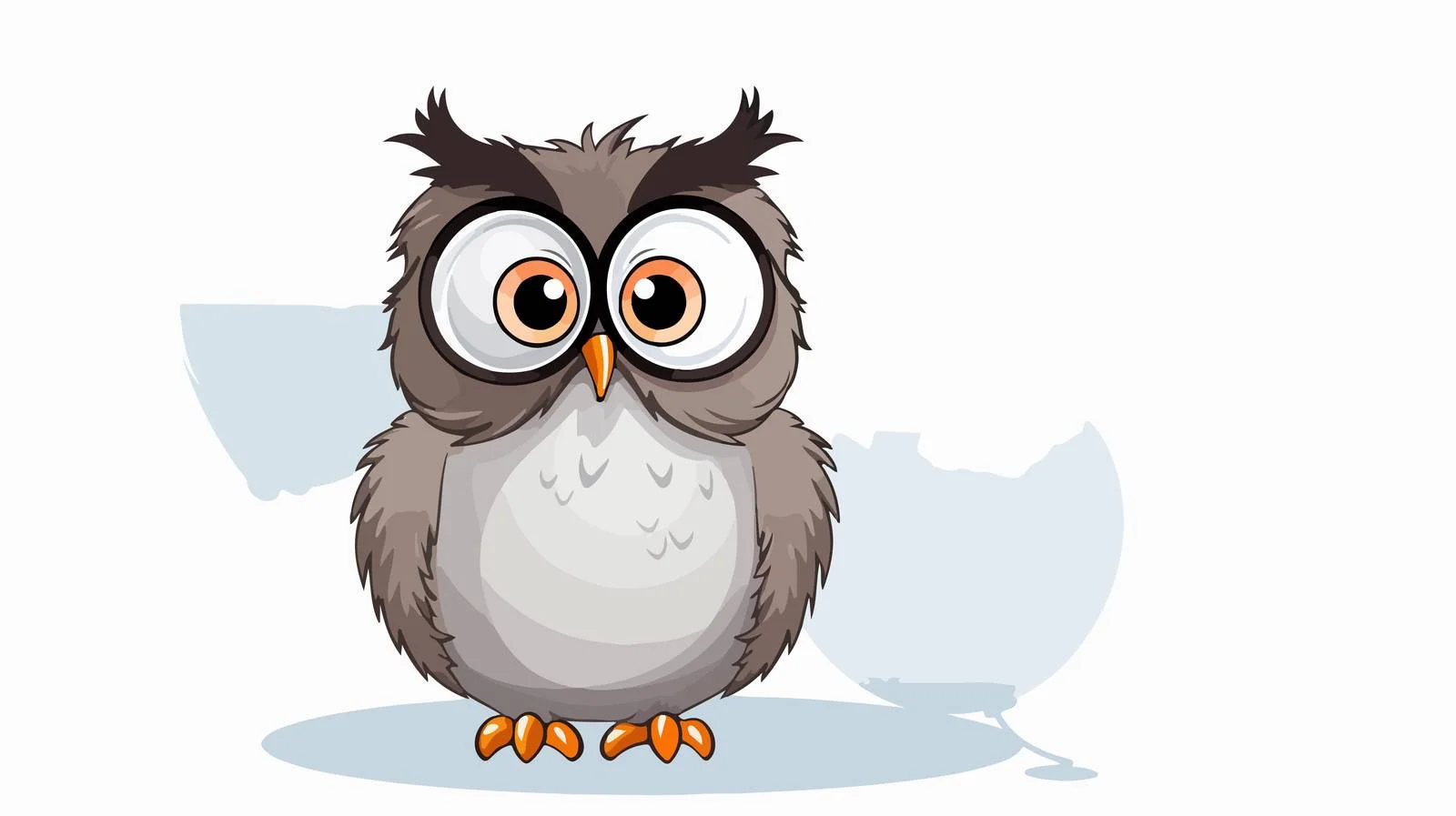 Adorable Owl with Thought Bubble Illustration — free download from Dotvec