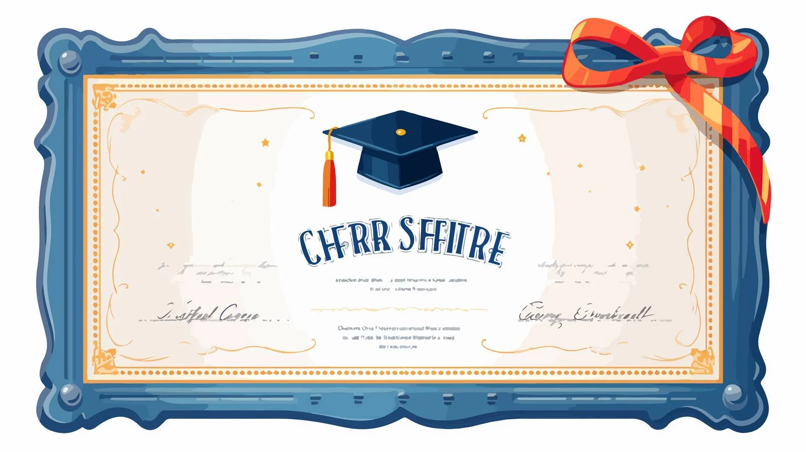 Adorable School Diploma Certificate Template — free download from Dotvec