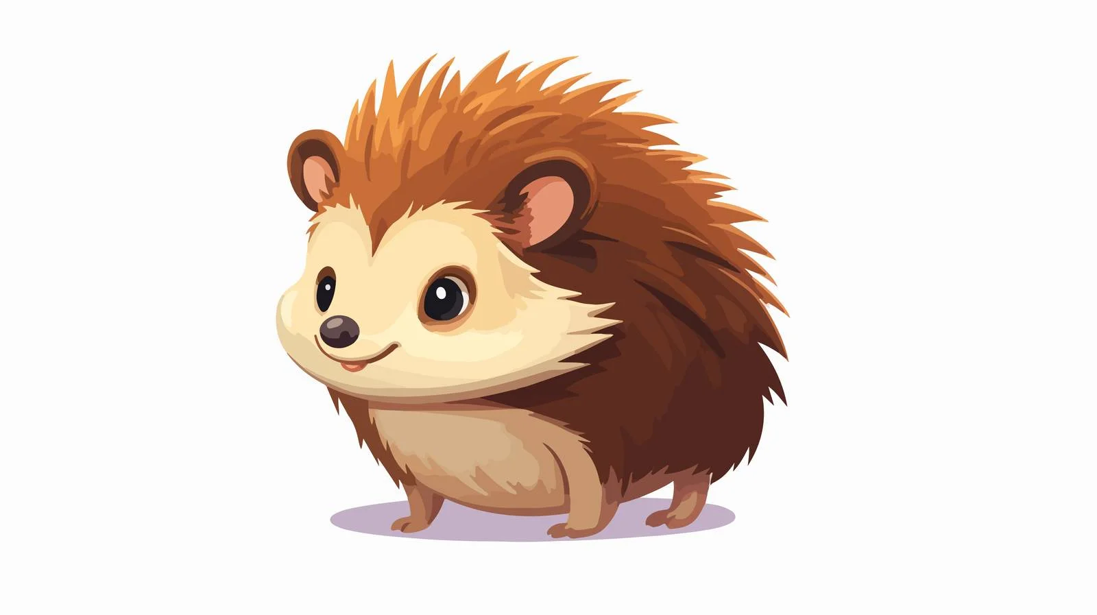 Cute Hedgehog Stock Vector Illustration — free download from Dotvec