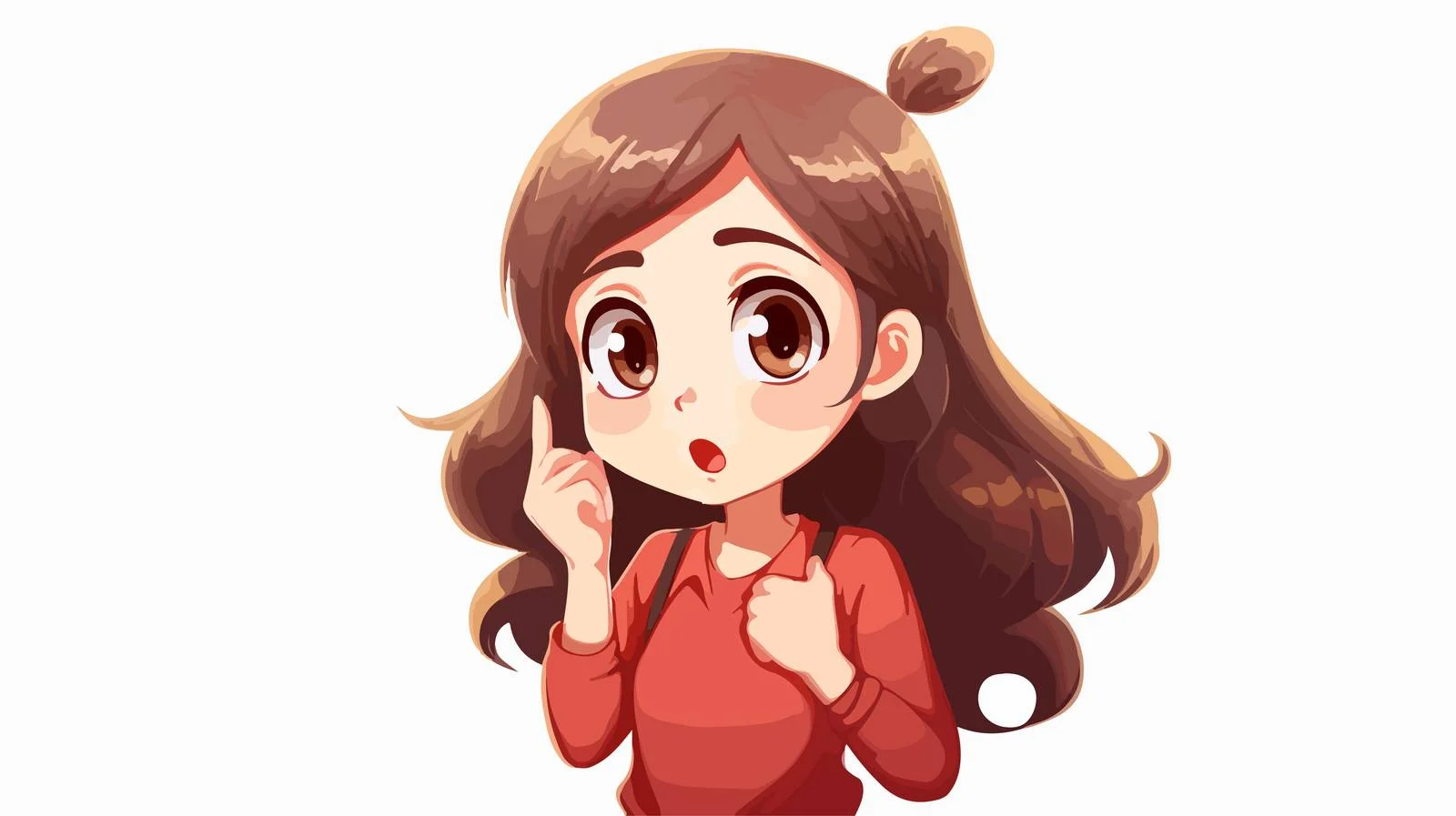 Confused Girl with Question Expression – free enquiry image from Dotvec