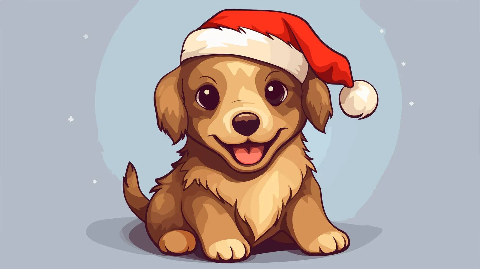 Adorable Dog in Cartoon Style — free download from Dotvec