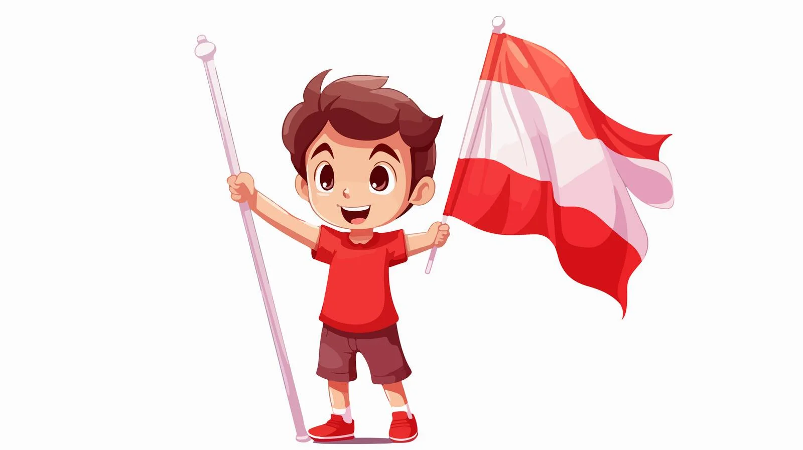 Joyful Kid Celebrates National Day — free download from Dotvec