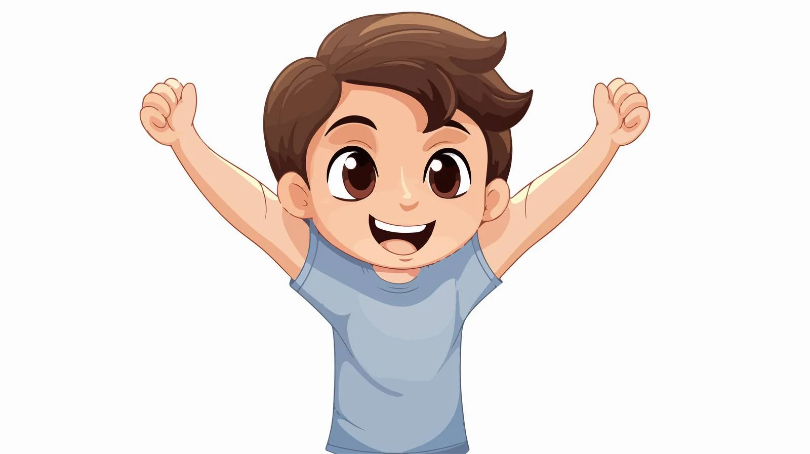 Adorable Boy with Smelly Armpit Cartoon — free download from Dotvec